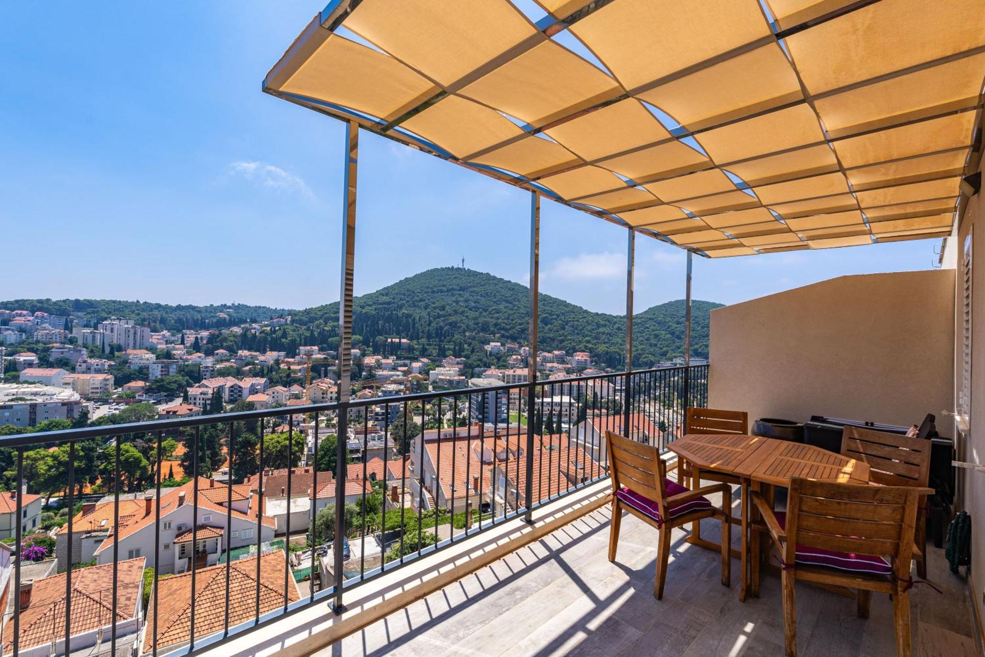 The Panoramic View Penthouse Apartment Sweet Petite Dubrovnik Exterior foto