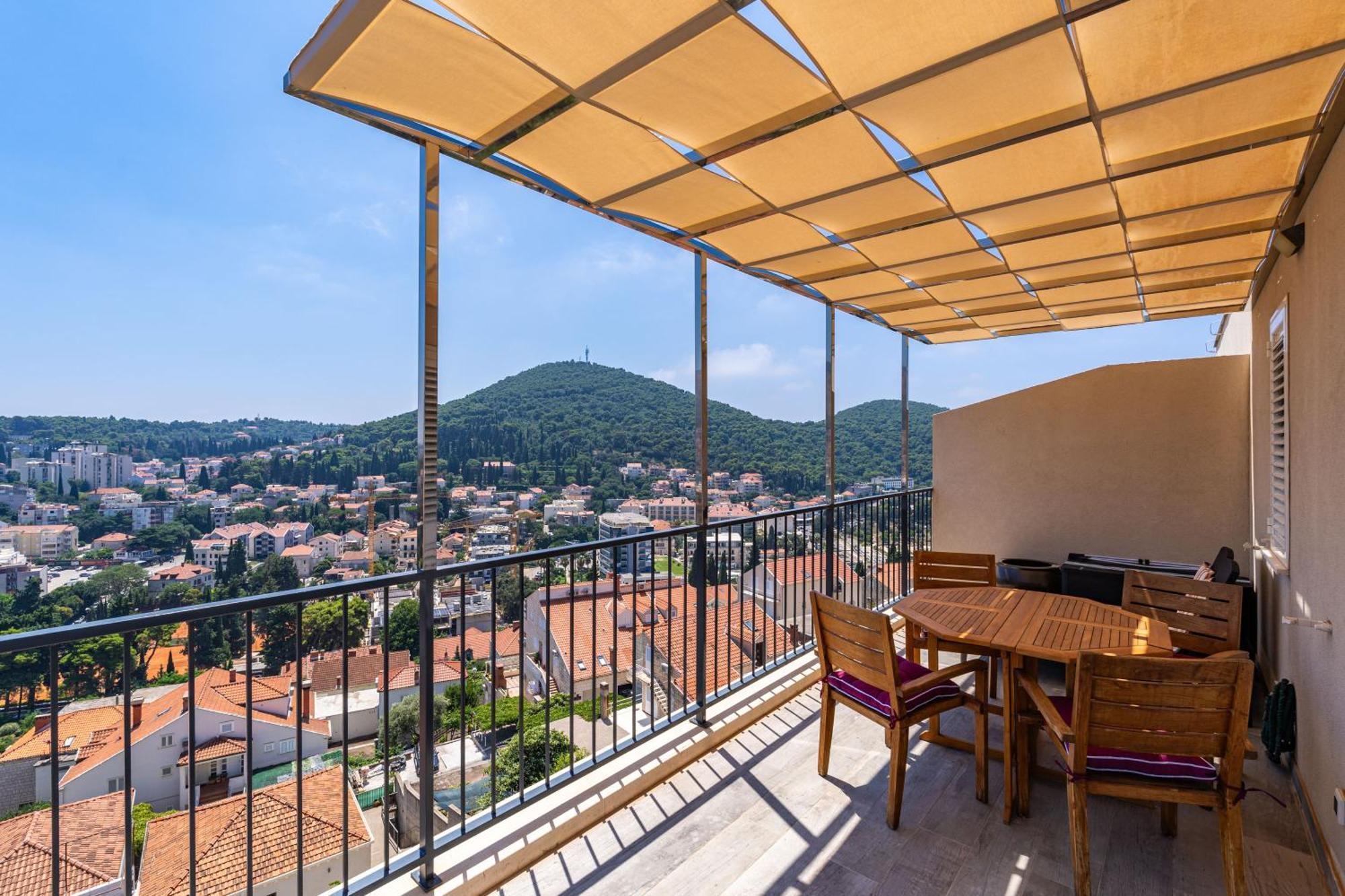 The Panoramic View Penthouse Apartment Sweet Petite Dubrovnik Exterior foto