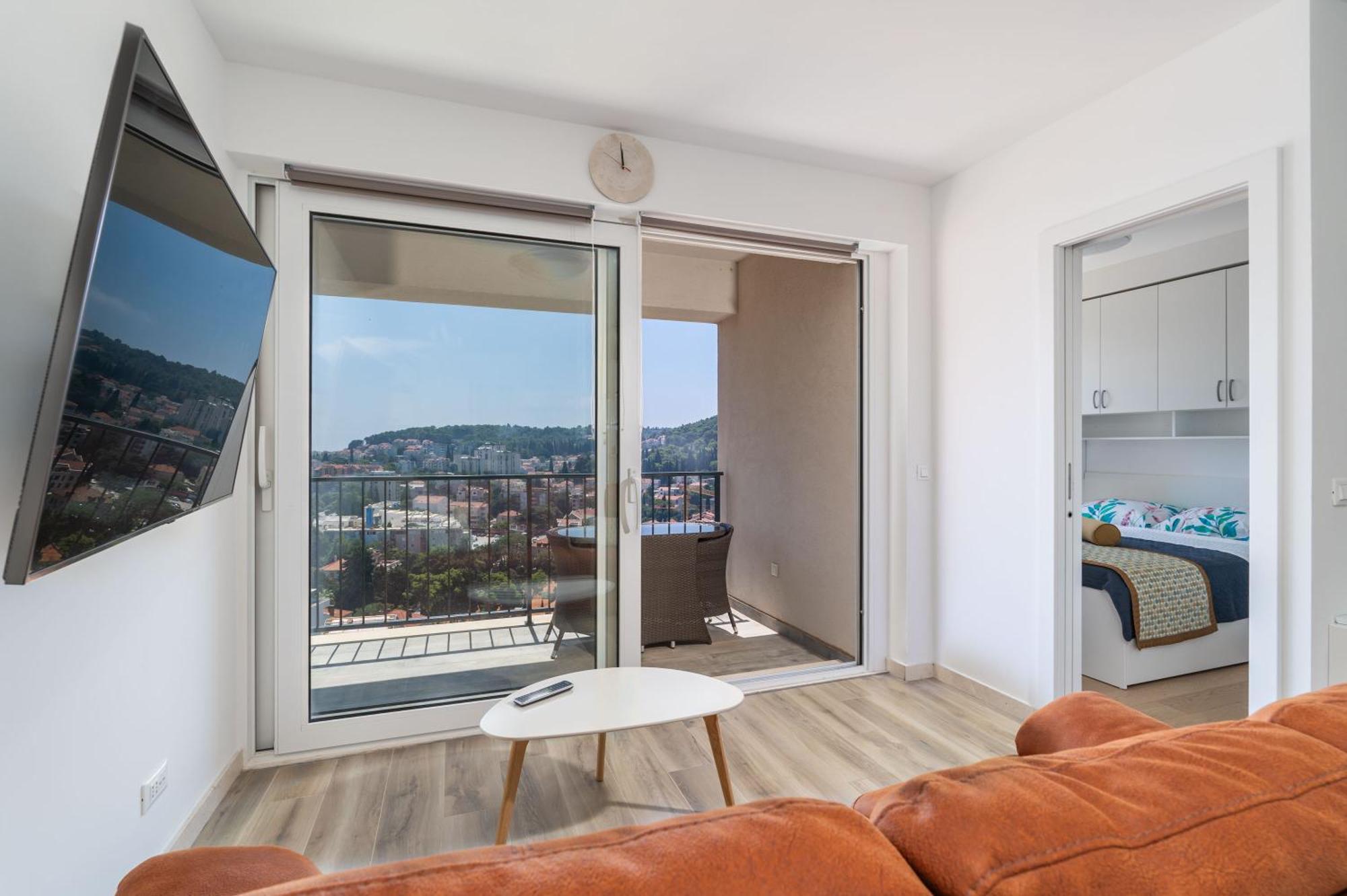 The Panoramic View Penthouse Apartment Sweet Petite Dubrovnik Exterior foto